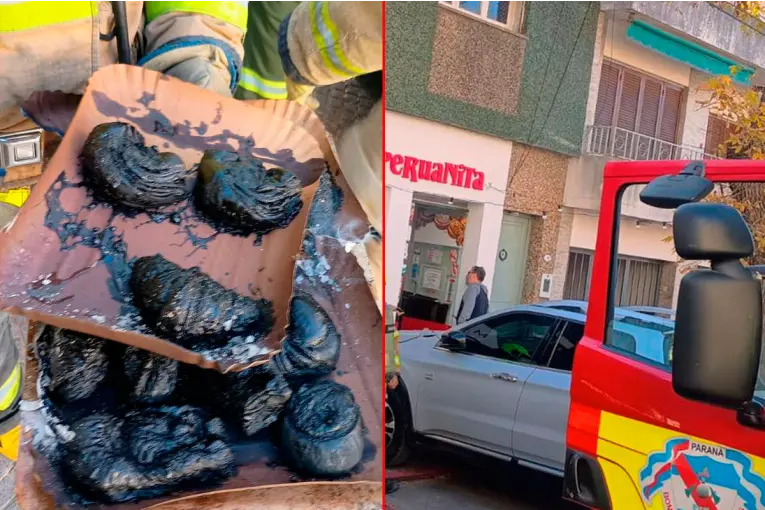 Bandejas de medialunas generaron un principio de incendio en panadería de Paraná - imagen de origen