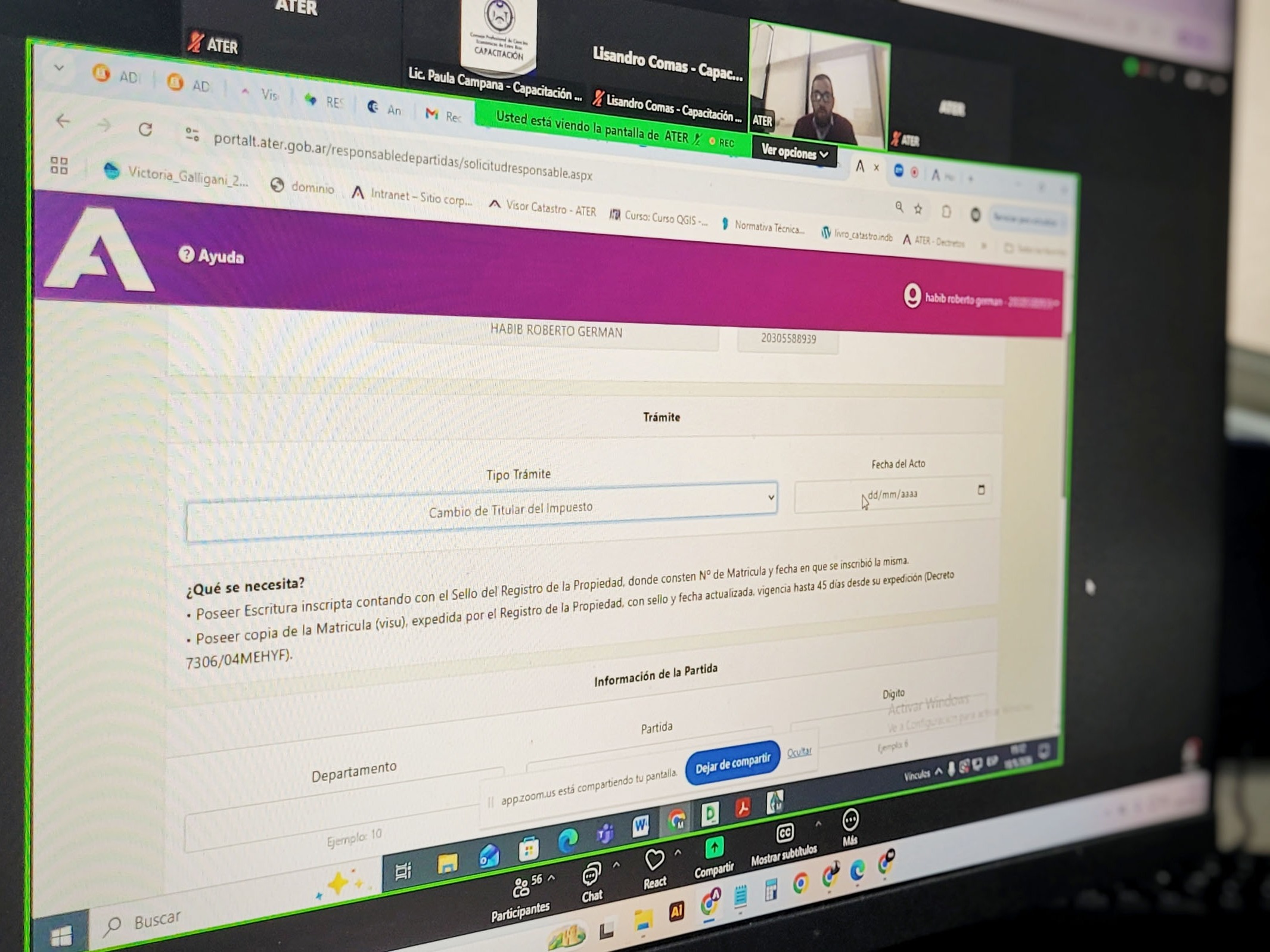 ATER inició un ciclo de capacitaciones sobre información tributaria para profesionales en ciencias económicas - imagen de origen