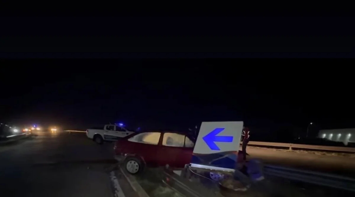 Violento accidente sobre Ruta 14: un conductor sufrió graves lesiones - imagen de origen