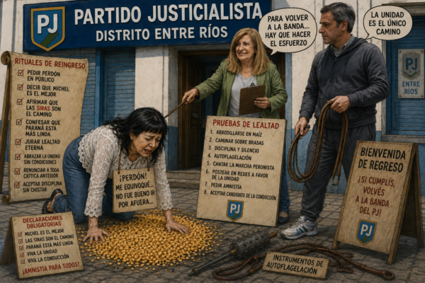 GALLIARD PIDE PERDON AL PEJOTISMO ENTRERRIANO: ¿POR QUE? - imagen de origen