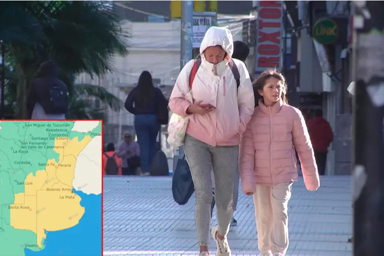 Alerta amarilla por frío extremo en Entre Ríos: pronostican temperaturas bajo cero en gran parte de la provincia - imagen de origen