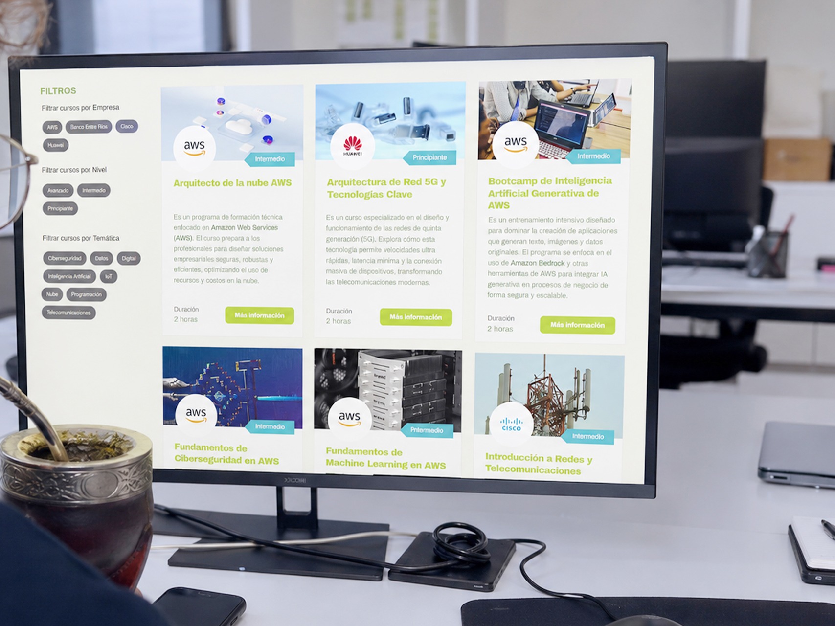 Una nueva plataforma reúne toda la oferta de formación digital de la provincia - imagen de origen