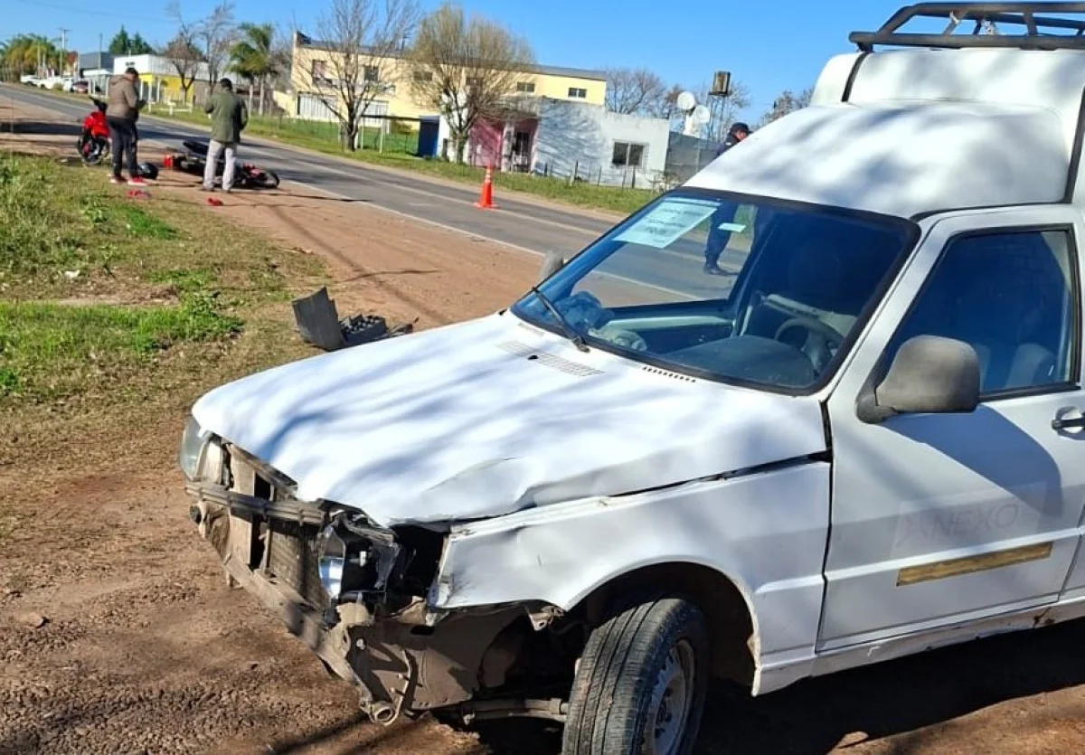 Motociclista sufrió heridas graves tras una colisión en la ex Ruta 26 - imagen de origen