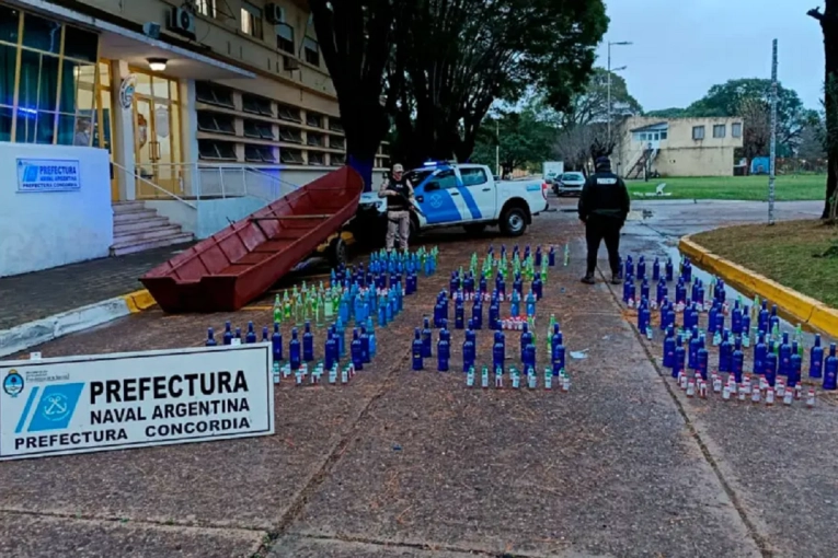 Prefectura frustró un contrabando valuado en más de $6,4 millones en el río Uruguay - imagen de origen
