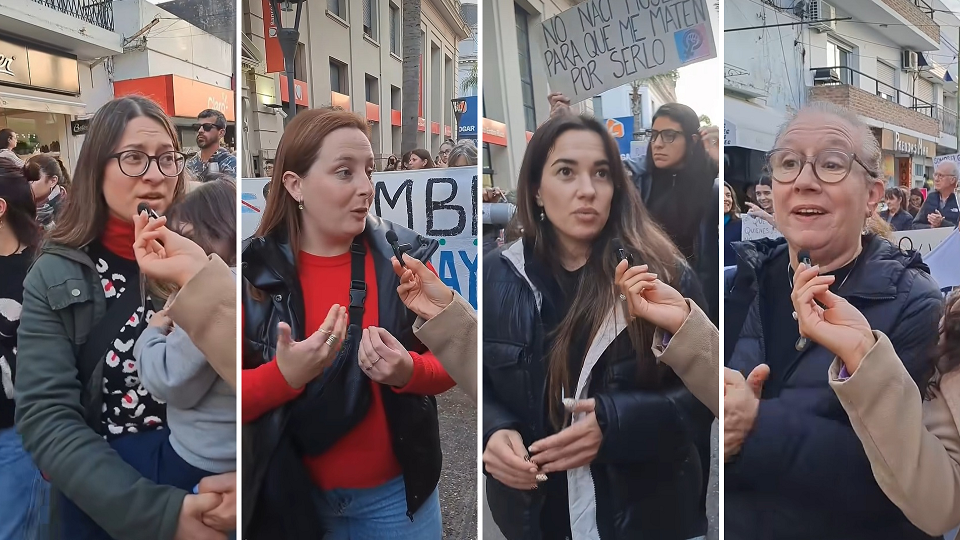 "¿Alguna vez tuviste miedo por ser mujer?": las respuestas de las gualeguaychuenses en la marcha por "Ni Una Menos" - imagen de origen