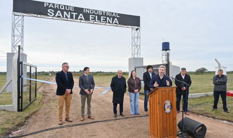 Frigerio encabezó la inauguración del Parque Industrial de Santa Elena - imagen de origen