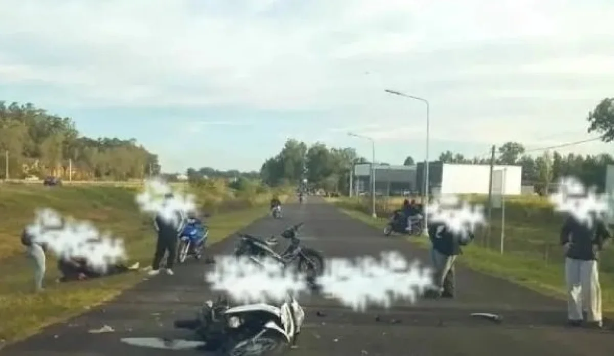 Evoluciona favorablemente la joven herida en el choque de motos durante un “Domingrau” - imagen de origen