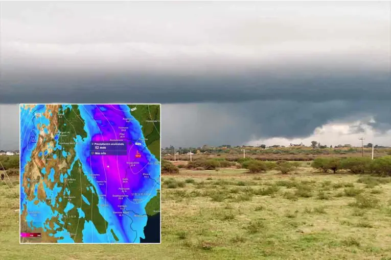 Rige una advertencia por niebla para Entre Ríos y alerta para cinco departamentos por abundantes lluvias - imagen de origen