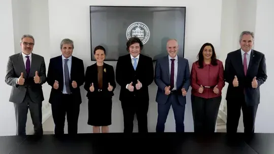 Milei recibió en Olivos a autoridades del Banco Mundial - imagen de origen