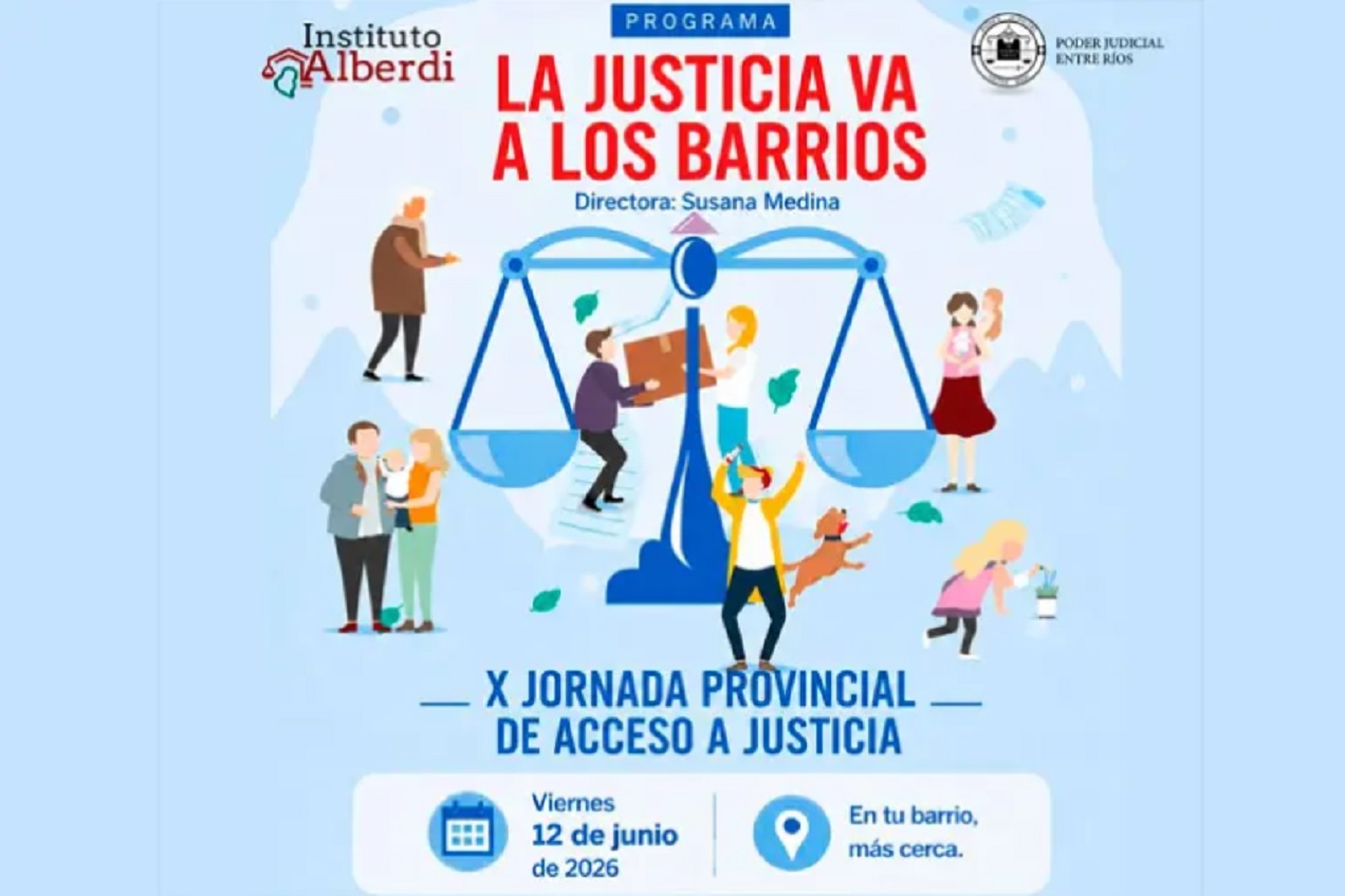 Justicia va a los barrios: el viernes se realizará la jornada de atención simultánea en 29 localidades - imagen de origen