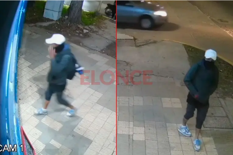 Detuvieron al delincuente que asaltó con un cuchillo un comercio de bebidas y quedó filmado - imagen de origen