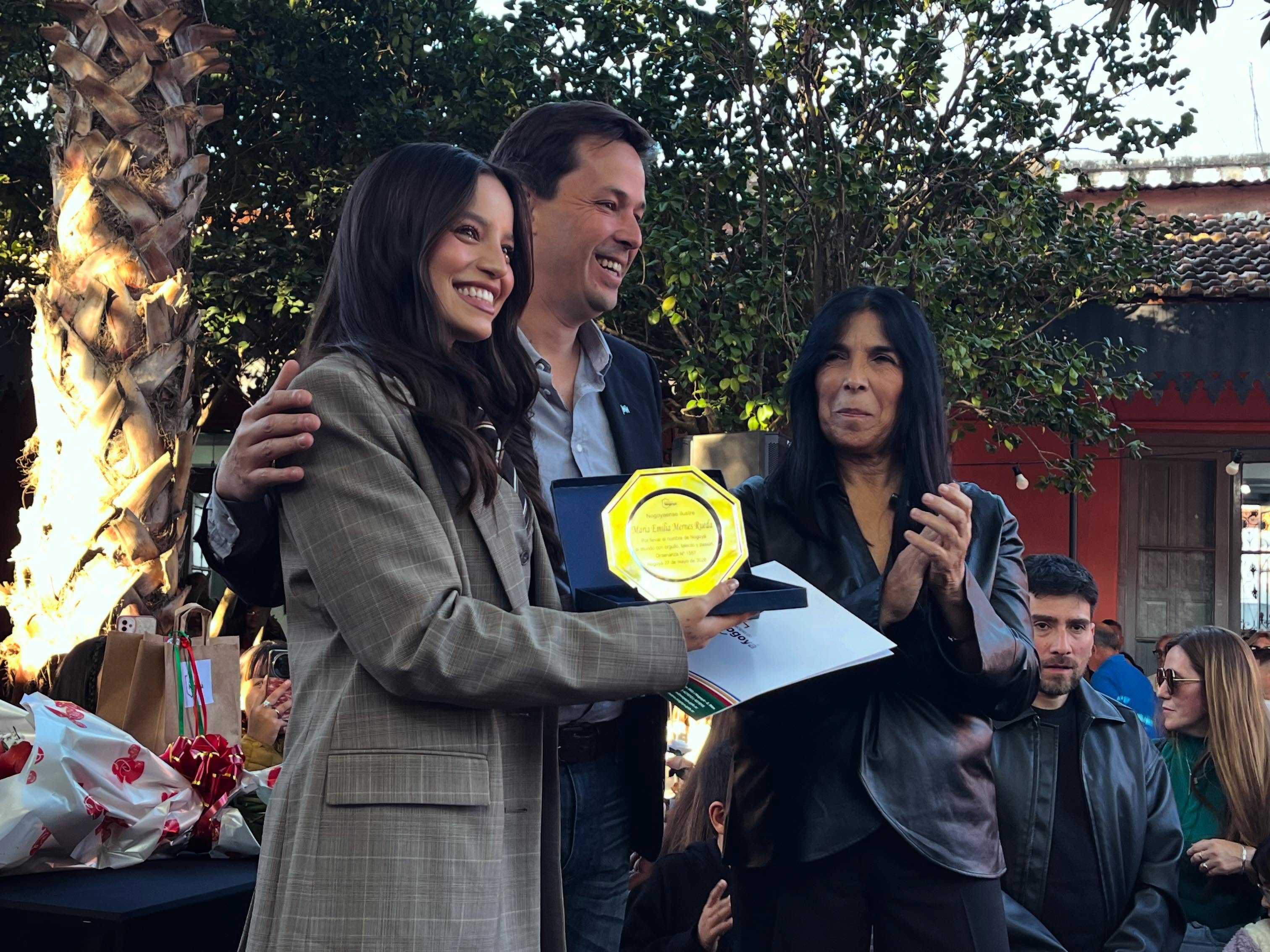 Emilia Mernes fue declarada Ciudadana Ilustre de Nogoyá y emocionó a su ciudad natal - imagen de origen