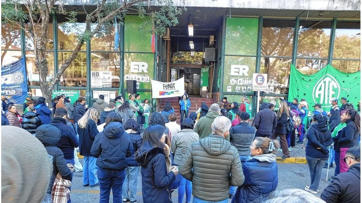 ATE se movilizó contra los recortes en la salud pública - imagen de origen