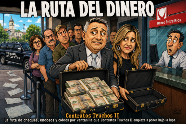 DIEGO LARA Y EL CAMINO DEL DINERO DE LOS CONTTRATOS TRUCHOS: EL PRESIDENTE DEL TRIBUNAL DE CUENTAS COBRO MAS DE 500 CHEUQES Y SERA IMPUTADO - imagen de origen