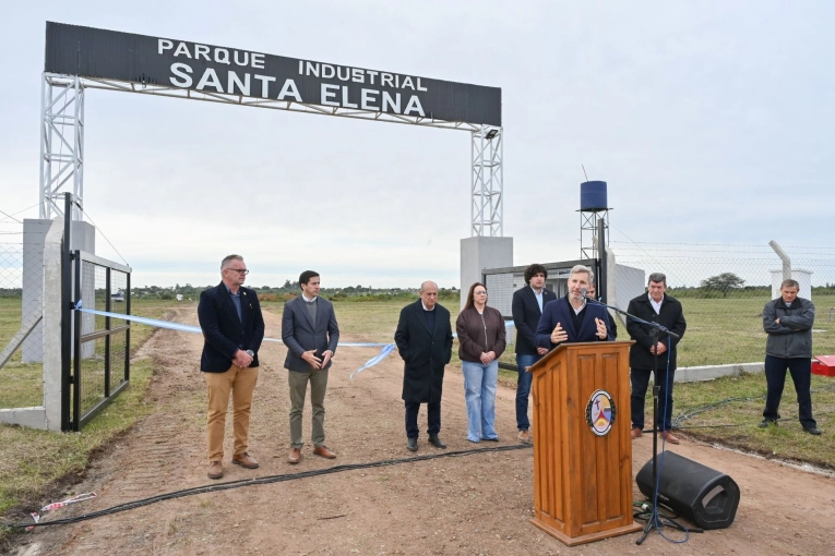 Frigerio inauguró el Parque Industrial de Santa Elena y destacó su impacto en el desarrollo productivo - imagen de origen