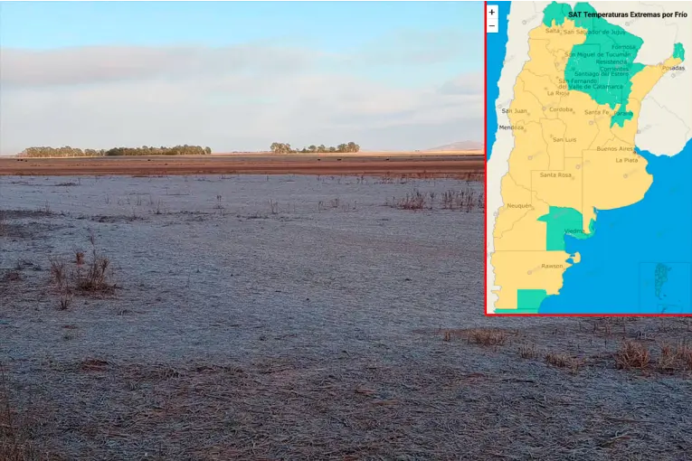 Alerta amarilla por frío extremo en Entre Ríos y zonas de otras 17 provincias: cuáles son las afectadas - imagen de origen