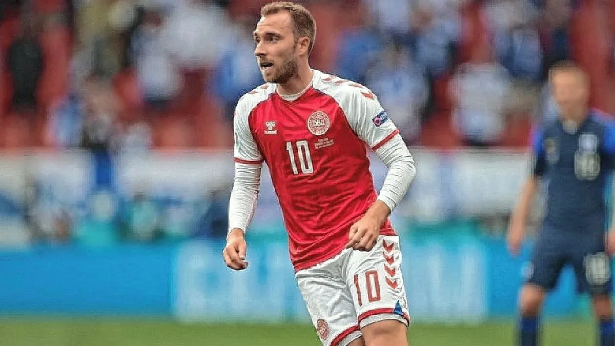 Christian Eriksen volvió a desplomarse durante un partido - imagen de origen