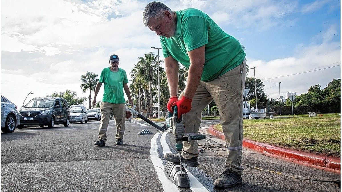 Paraná: comenzó la reubicación de la ciclovía en la costanera - imagen de origen