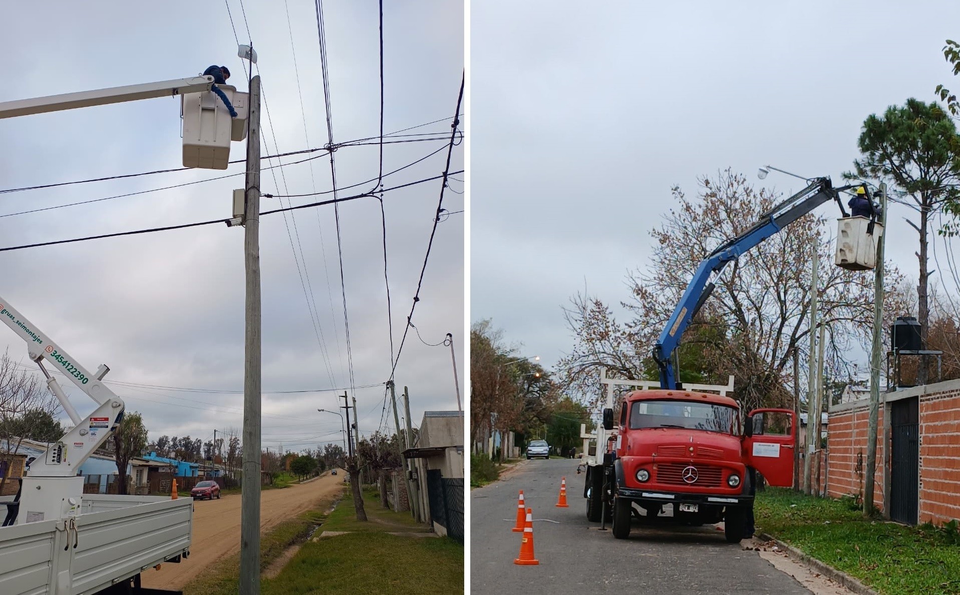 El Municipio reforzó la iluminación y realizó tareas integrales de mantenimiento en barrios de la zona sur de Concordia - 7PAGINAS - imagen de origen