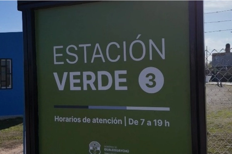 Gualeguaychú sumó una nueva Estación Verde para la recepción de residuos reciclables y especiales - imagen de origen