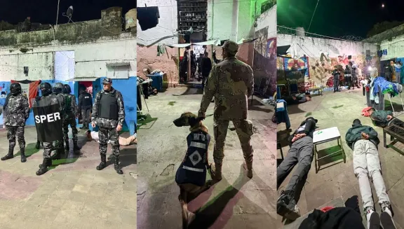 Operativo Blindaje: secuestraron celulares de alta gama, botellas de bebidas en los penales - imagen de origen