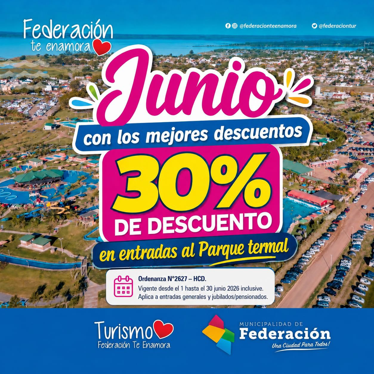 Federación lanza una de las tarifas termales más bajas del país para junio - 7PAGINAS - imagen de origen