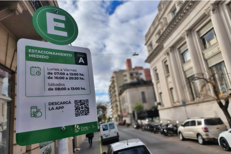 Del Ollio destacó que el nuevo estacionamiento medido es "un sistema netamente nuestro” - imagen de origen