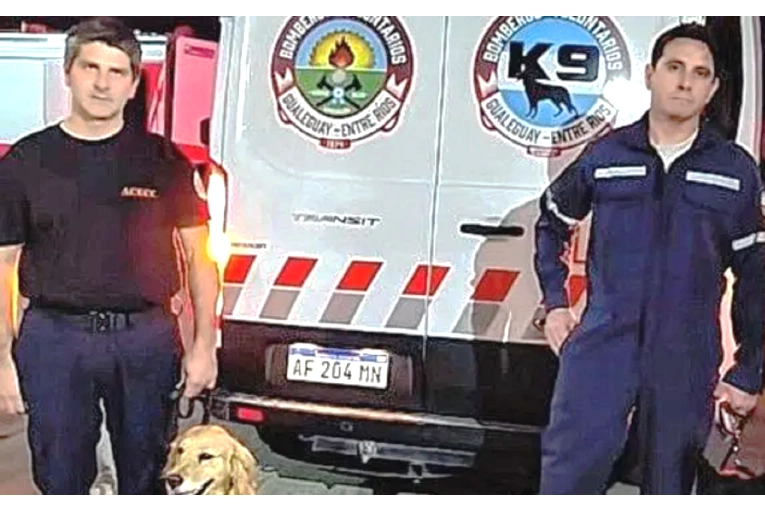 Tragedia en Venezuela: bomberos voluntarios de Gualeguay viajan con brigadistas K9 para ayudar en los rescates - imagen de origen