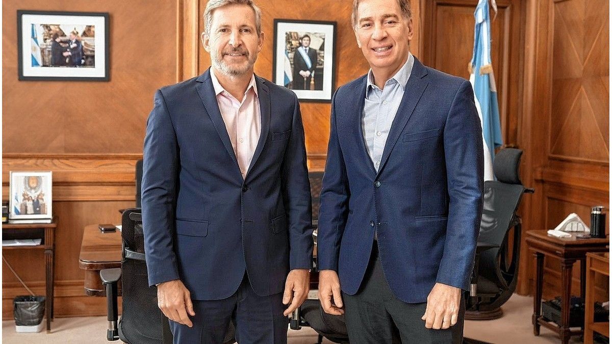 Rogelio Frigerio se reunió con Diego Santilli en Casa Rosada por rutas y relación fiscal - imagen de origen