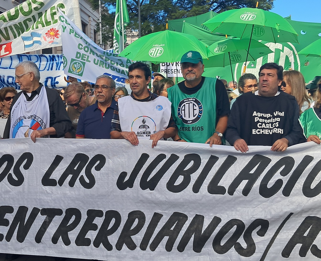 Marcha provincial contra la reforma previsional - imagen de origen