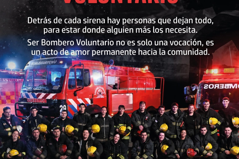 Hoy es el Día del Bombero Voluntario - imagen de origen