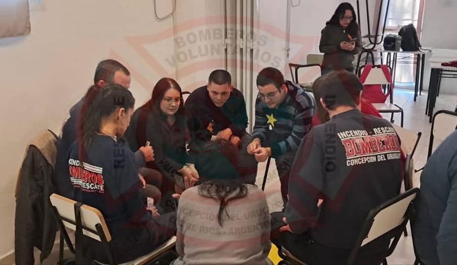 Bomberos Voluntarios de Concepción del Uruguay sumaron herramientas de salud mental y cuidado emocional - imagen de origen