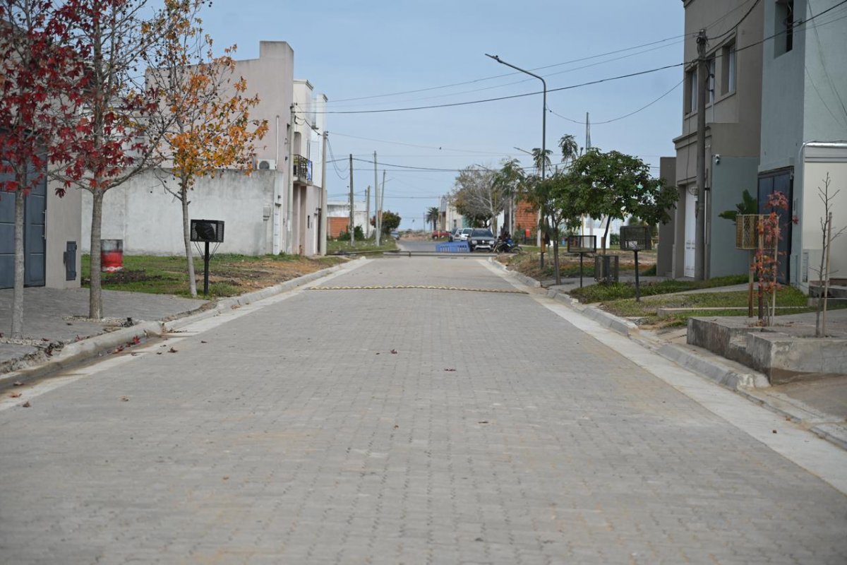 Finalizó la obra de reconstrucción integral de la calle Las Casuarinas - imagen de origen