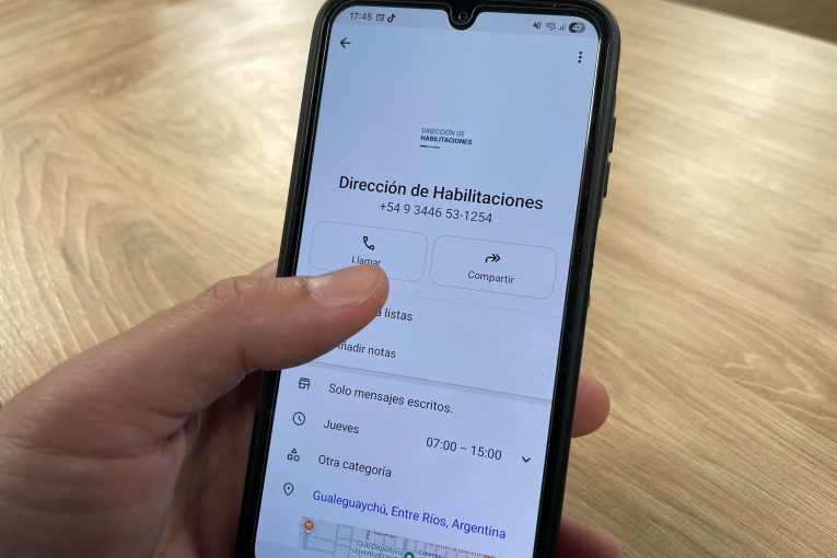 La Dirección de Habilitaciones suma atención por WhatsApp para agilizar trámites - imagen de origen