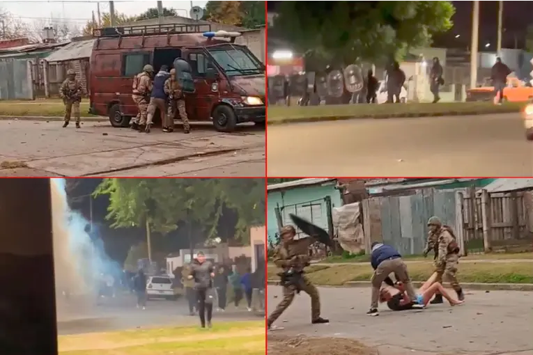 Disturbios, corridas y disparos durante allanamientos en Concepción del Uruguay: videos - imagen de origen