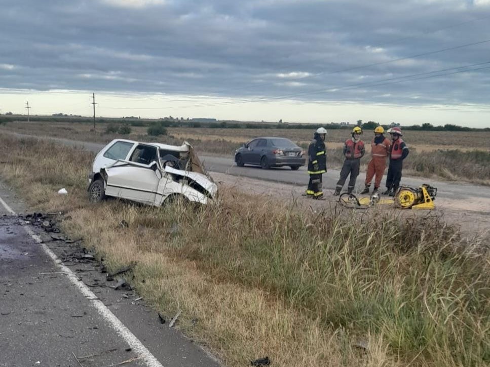 Un muerto y varios heridos tras un choque frontal sobre la Ruta Nacional 18, en jurisdicción de Jubileo - imagen de origen