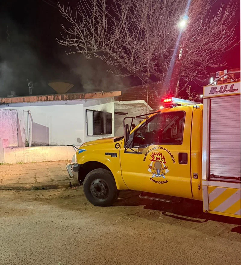 Incendio en una vivienda: una cámara de seguridad permitió la evacuación a tiempo - imagen de origen