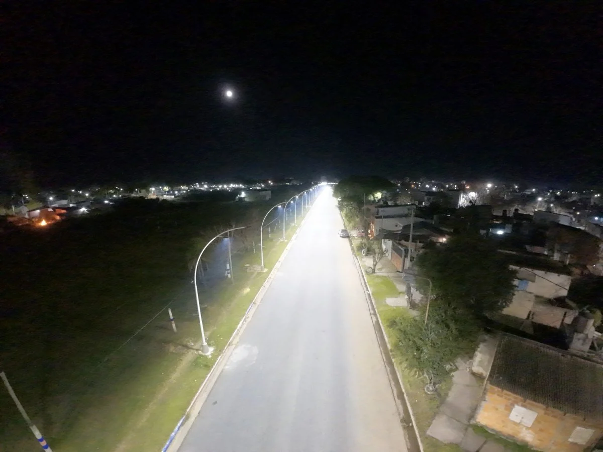 El Tránsito Pesado ya tiene encendidas las 130 nuevas luminarias LED - imagen de origen