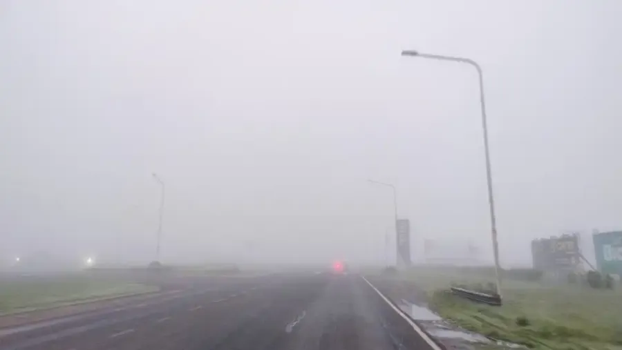 Emitieron alerta violeta por niebla en toda Entre Ríos: advierten por fuerte reducción de visibilidad | Análisis - imagen de origen
