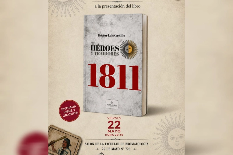 Luis Castillo rescata el valor de Artigas y caudillos entrerrianos en su nuevo libro: 1811 - imagen de origen