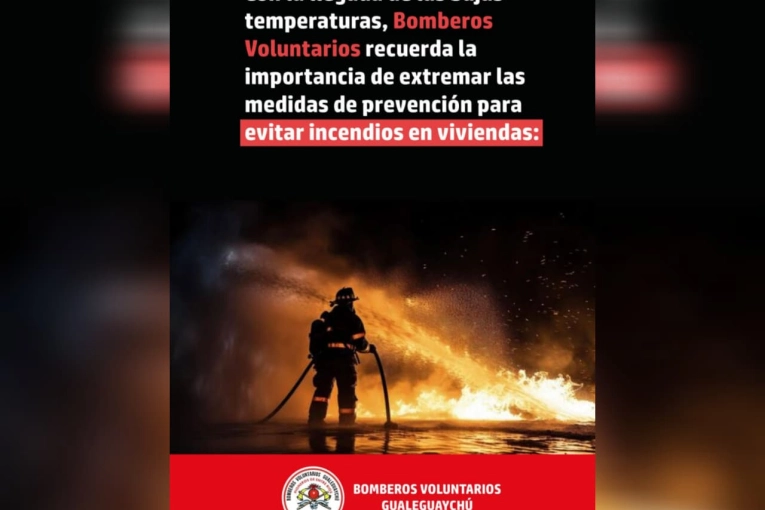 Ante reiterados incendios en viviendas, Bomberos lanza una campaña de prevención - imagen de origen