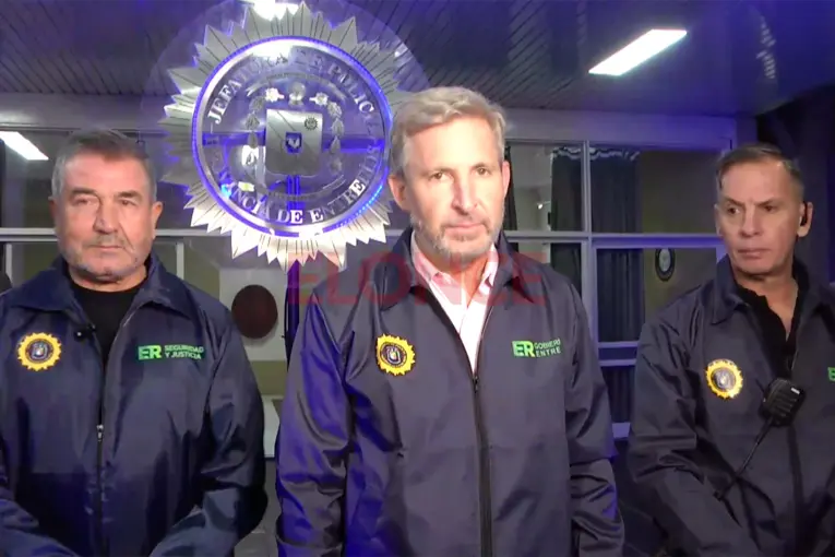 Operación Blindaje Provincial: “Le estamos demostrando a los delincuentes y narcos el poder de nuestra policía", dijo Frigerio - imagen de origen