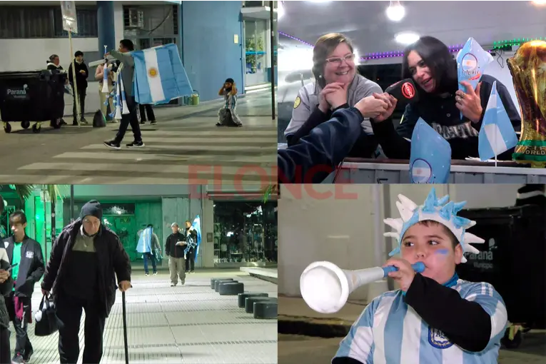 Pantalla gigante, food trucks y música: así se vive la Fan Zone en Paraná para alentar a Argentina - imagen de origen