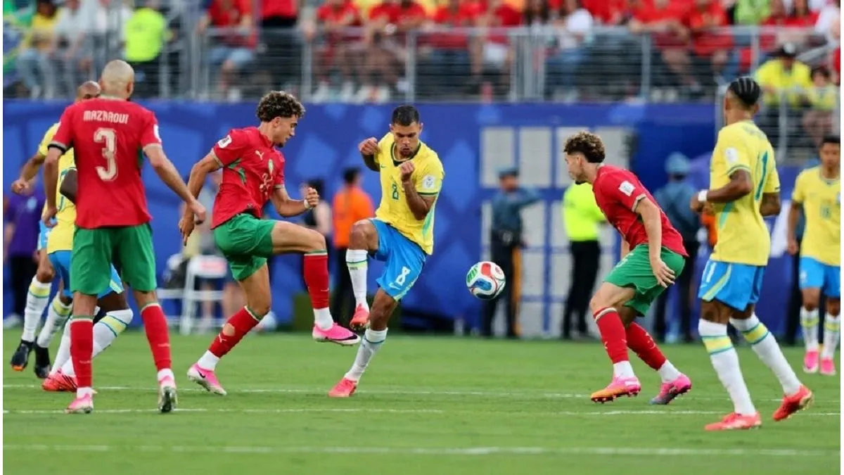 Vinícius Jr salvó a Brasil ante un Marruecos ambicioso - imagen de origen