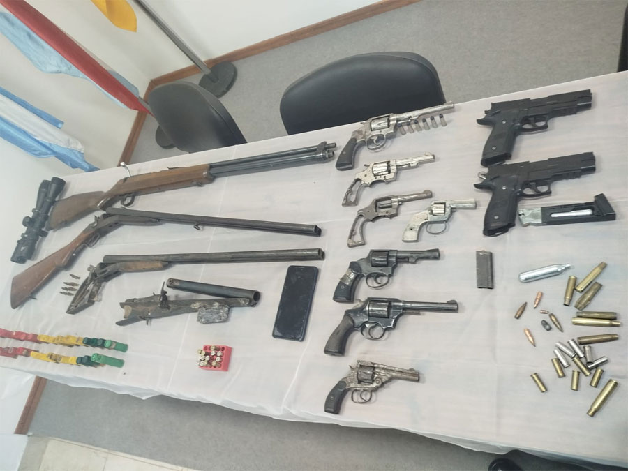 La Policía incautó armas y droga en Villaguay - imagen de origen