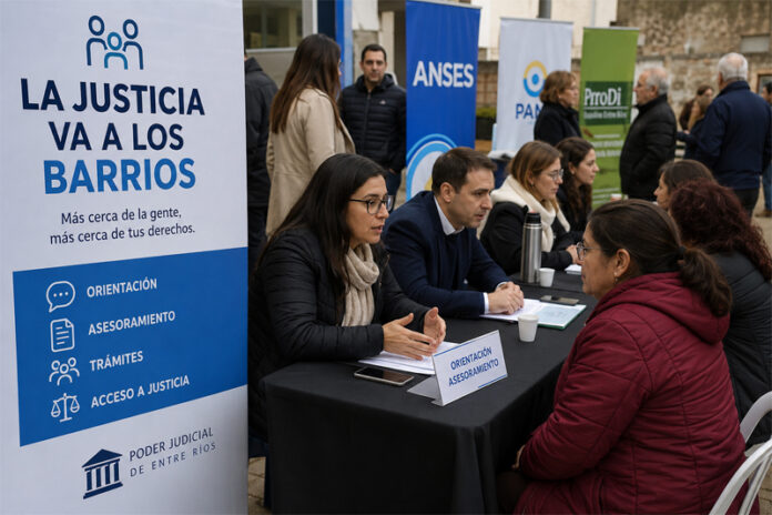 Jueces, fiscales y defensores atenderán consultas en 29 localidades entrerrianas - imagen de origen
