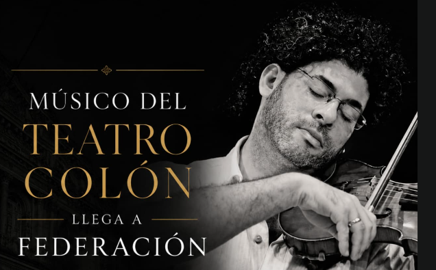 Desde el Teatro Colón a Federación: Violinista de la Orquesta Estable del Teatro Colón brindará una Masterclass para la Orquesta Federaense de Cuerdas. - 7PAGINAS - imagen de origen