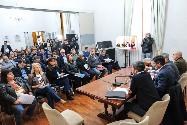 Boleas y Bagnat expusieron en el Senado sobre la reforma previsional - imagen de origen