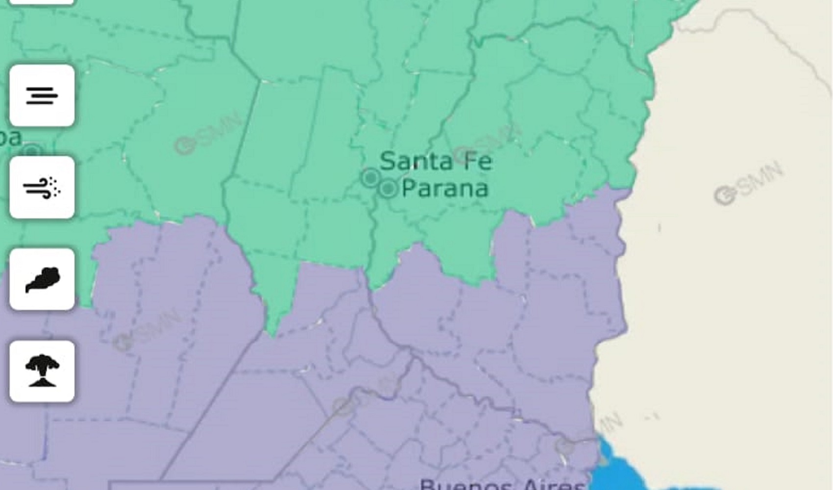 Advierten por bancos de niebla este sábado y por tormentas para el domingo - imagen de origen