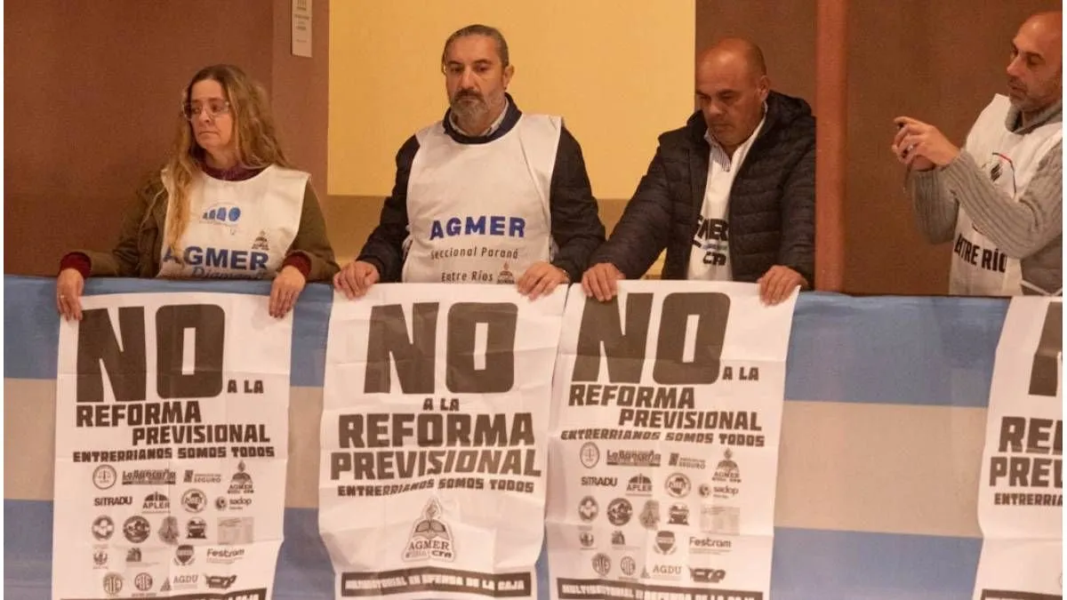 Reforma previsional: la Multisectorial juntó 25 mil firmas y hará una marcha provincial - imagen de origen